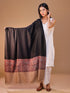 Women Pure Wool Faux Pashmina Jamawar Wool Shawl